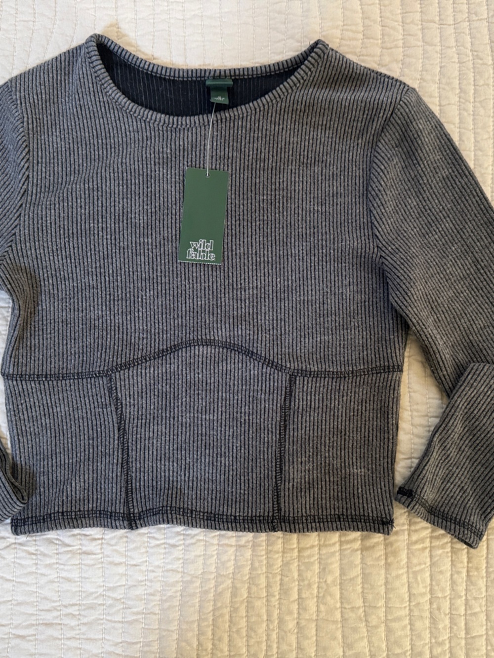 Target Men's Crewneck Sweater - Charcoal Gray